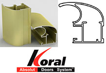 алюминиевый профиль Koral Absolut Door Systems для шкафа-купе